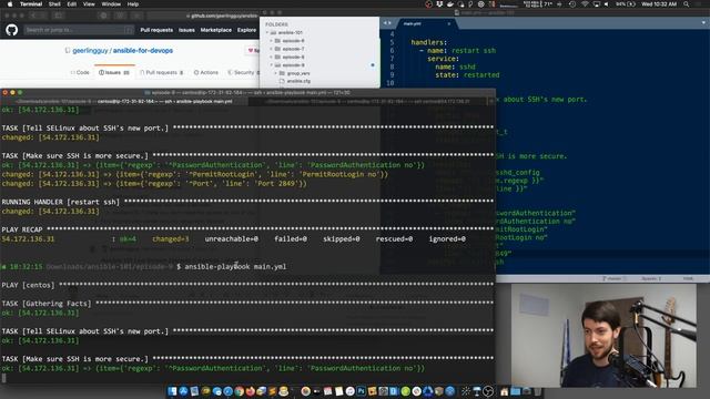 Ansible 101 - Episode 9 - First 5 min server security with Ansible смотреть онлайн