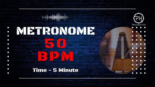 50 BPM Metronome | 5 Minute смотреть онлайн