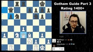 Gotham Chess Guide Part 3: 1400+ | Opening Mistakes & Middlegames