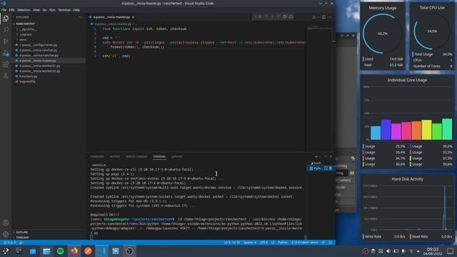 Rancher e Kubernetes: Criando um cluster com 3 nós смотреть онлайн