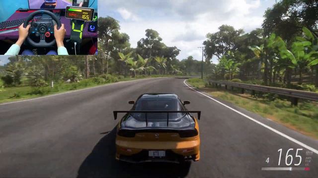 1997 Mazda Rx-7 | Forza Horizon 5 | Steering Wheel Gameplay смотреть онлайн