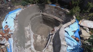 Небольшой пруд своими руками. 4 тонны.