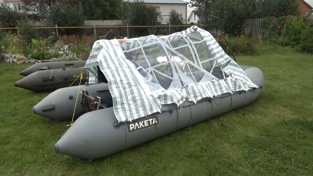 Как быстро и недорого сделать Тент для лодки ПВХ -ТЕПЛИЧКА. Ч2. смотреть онлайн