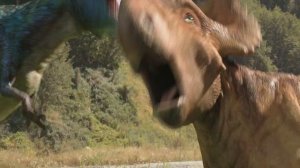 Пачт спасает брата Хмура. Пахиринозавры против Горгозавров | Прогулки с динозаврами 3D (2013)