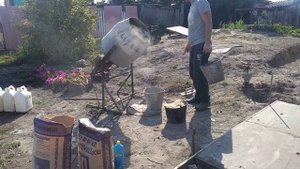 Бетономешалка своими руками.