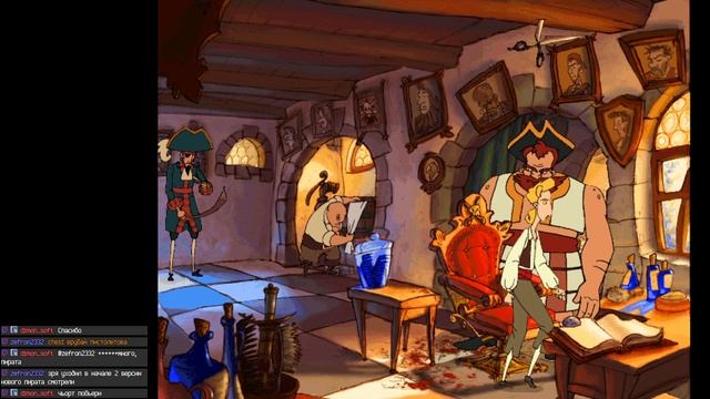 Прохождение: The Curse of Monkey Island (Ep 1) Осиливаем остров Наваро смотреть онлайн