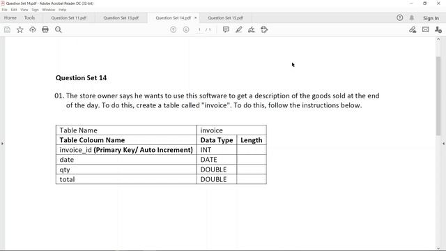 Data Base Task  14 | Create an ER Diagram | Java Institute| Sasana Sathyajith