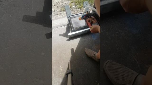 Напыление фторопласта на металл.