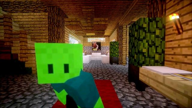 How The Green Skin Man Found Dinner (Minecraft) смотреть онлайн