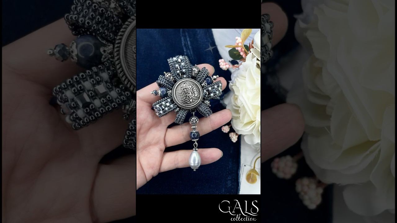 БРОШЬ-ОРДЕН #jewelry #handmade #gals #украшения #брошь смотреть онлайн