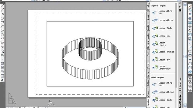 Пространство листа. Переключение между пространствами модели и листа. Урок 113 смотреть онлайн