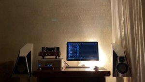 Unison Research Preludio после апгрейда. Рабочий сетап. Снято на IPhone 11