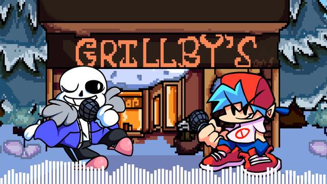 Sans (not megalovania) but Sans and Boyfriend sing it - Friday Night Funkin' x Undertale смотреть онлайн