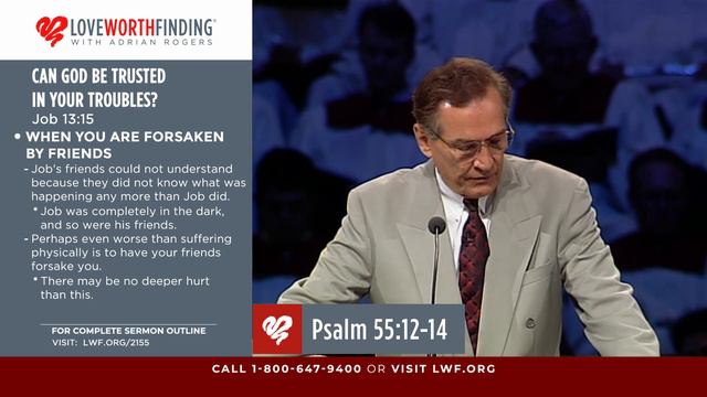 Adrian Rogers: Can God Be Trusted in Your Troubles? (2155) смотреть онлайн
