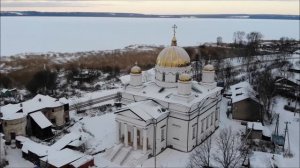 Троицкий собор, Галич, Костромская обл. Видео с коптера. Экспедиция "#Кострома 2020" #autokraeved.r