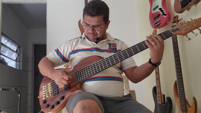 Baixo luthier GNS Captadores EMG DC 45. circuito emg bqs system смотреть онлайн