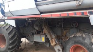 Тест ремней от фирмы Mitsuboshi на комбайне Вектор 410