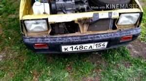 Меняю передние указатели поворотов на Оке.