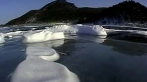 Зарисовка «Лед на озере Большое Чебачье»