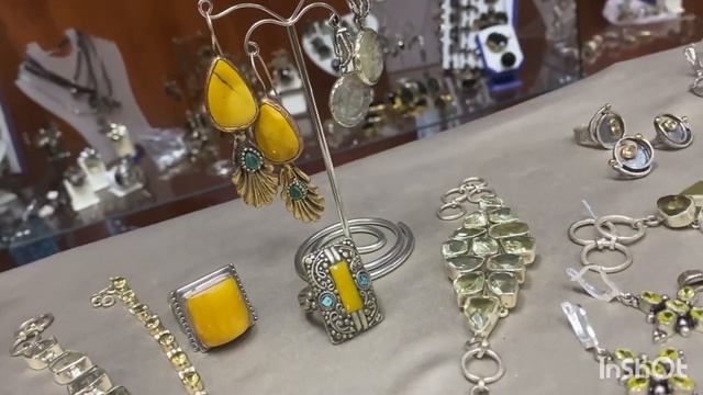Украшения из серебра с  цитрином. Купить онлайн мой телефон ? 8 915 560 22 88.