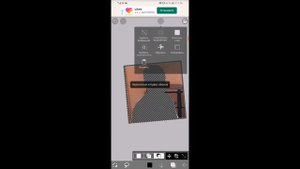 Как вырезать объекты в "IbisPaint X"