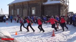 Масленица. Змейка толпой