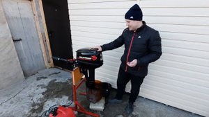 Первый пуск китайского лодочного мотора на АИ-95 и дешевом двухтактном масле | Отзыв владельца