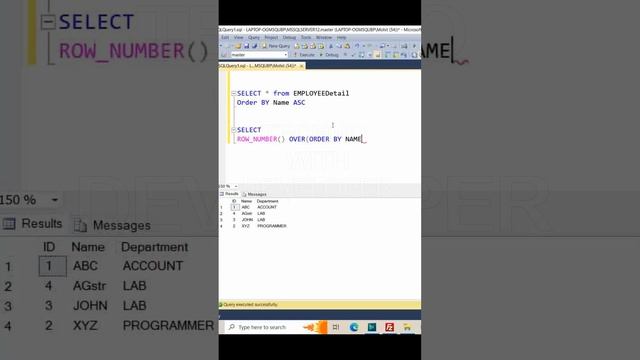 ROW_NUMBER() in SQL Server: Advanced Techniques for Ranking | Part 1 #sqlserver #transactsql #codin