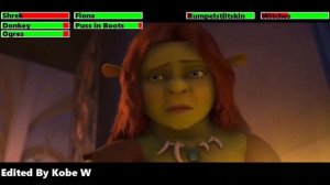 Shrek Forever After (2010) Final Battle with healthbars 2/2