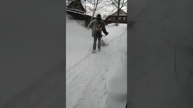 Снегоуборщик из тримера без хлопот!!! смотреть онлайн