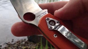 Spyderco Military Orange C36GPE (Чимиля, часть 1)