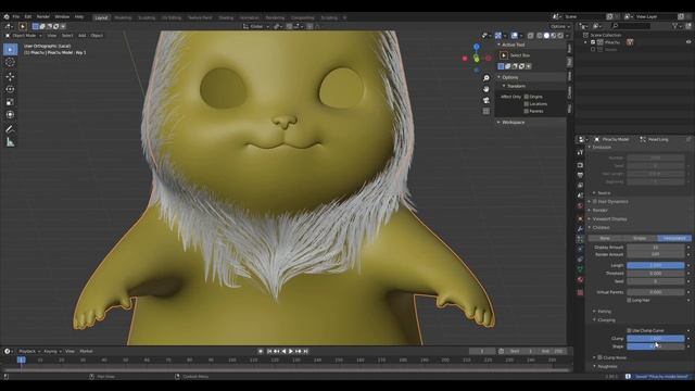 Blender Tutorial - How to Make Realistic Fur in Blender 2.9  Advance