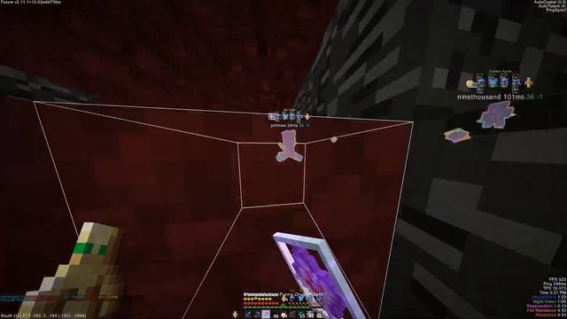 (2b2t Crystal PvP) awesomer 1v2