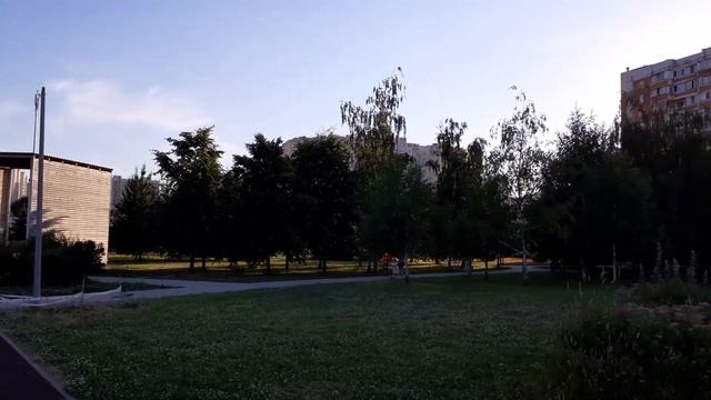 Москва 3947 Дюссельдорфский парк и пруд лето вечер смотреть онлайн
