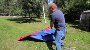 3-х слойная Баня-Палатка Морж (Morzh) - Будет жарко!