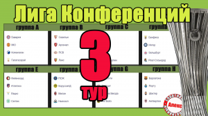 Лига Конференций. 3 тур. Таблицы. Результаты. Расписание. АЗ – Астон Вилла, Балканы – Астана.