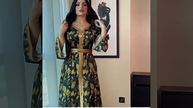 Dubai Printed Long Belt Dress for Women Jalabiya Autumn Muslim Women смотреть онлайн