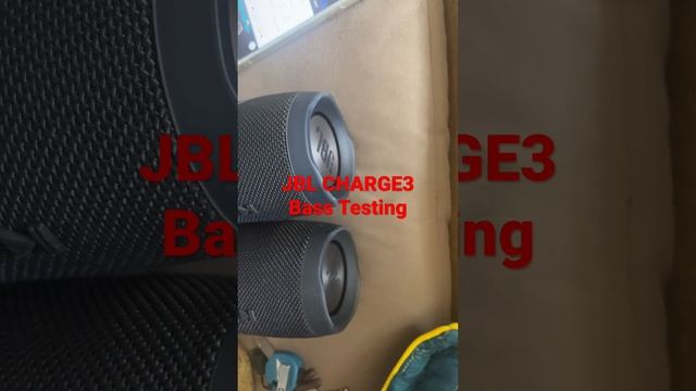 JBL CHARGE3 Bass Testing