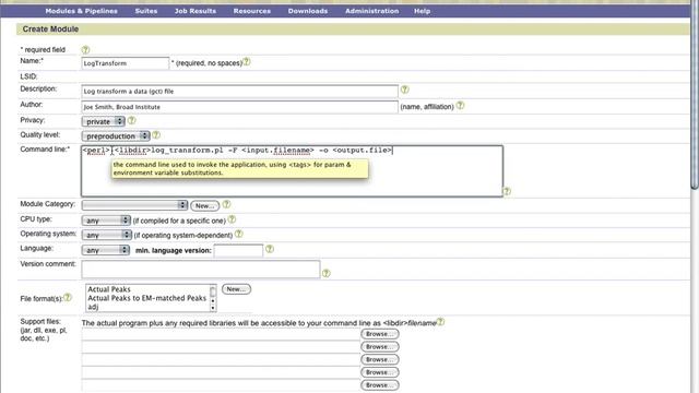 Create a module in GenePattern смотреть онлайн