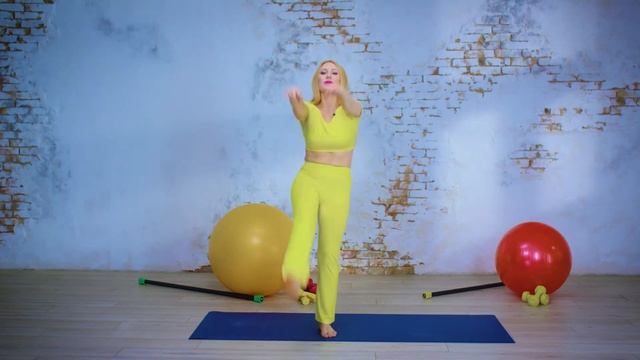 Фитнес дома. Тренирует большую приходящую полусухожильную мышцу FITNES AEROBIC 16