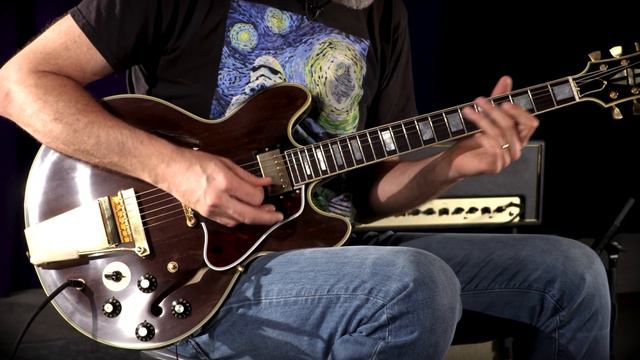 Gibson Memphis 2018 Limited ES-355 Walnut Maestro • SN: 13477740 смотреть онлайн