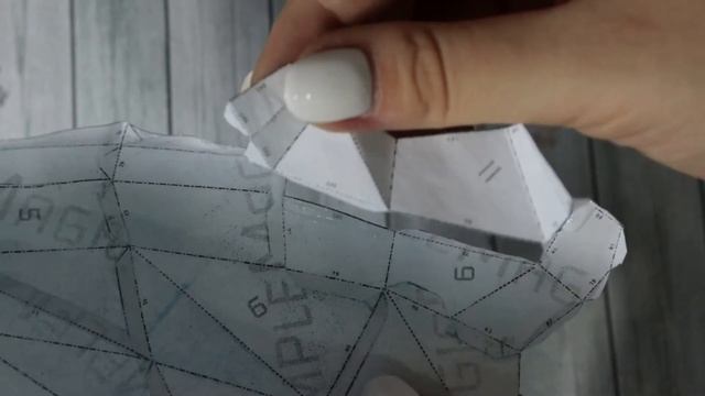 DIY ДЕЛЬФИН из бумаги ПАПЕРКРАФТ | Katrin//Kate