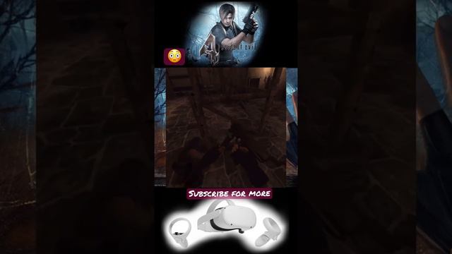 Resident evil 4 on Oculus quest 2 vr Gun Power 😳