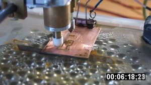 Прототип станка для производства печатных плат в домашних условиях