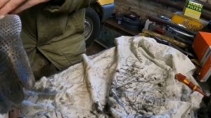 Мерседес спринтер ОМ611 проверяем масляный фильтр на стружку, замена насоса ГУР