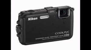 Nikon COOLPIX AW100 16 MP CMOS Waterproof Digital Camera with GPS and Full HD 1080p Video (Black)