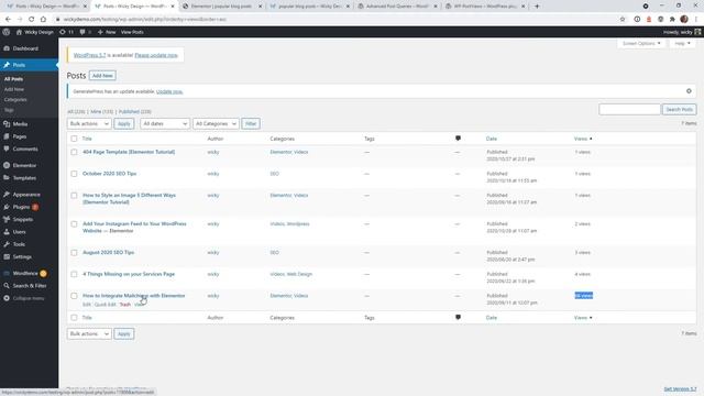 WordPress Popular Posts [Elementor Pro Tutorial] Part 1