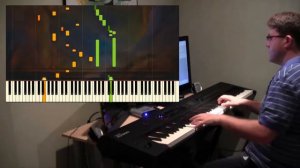 Paul Mauriat - Toccata - Performed by Slava Makovsky + visualization from PianoREADER