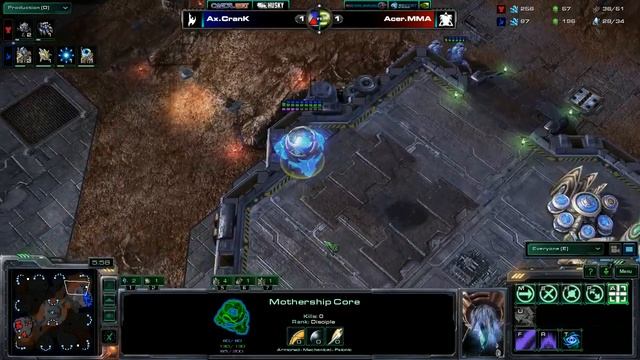 ShoutCraft HotS Tournament - G7 - Ax.CranK vs Acer.MMA смотреть онлайн