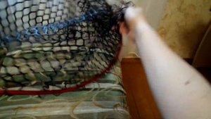 Подсак с силиконовой сеткой и всякая чешуя.